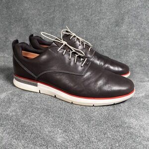 Cole Haan Grand Horizon Oxford II Sneaker Gray Leather Lace Up Men's 11.5M